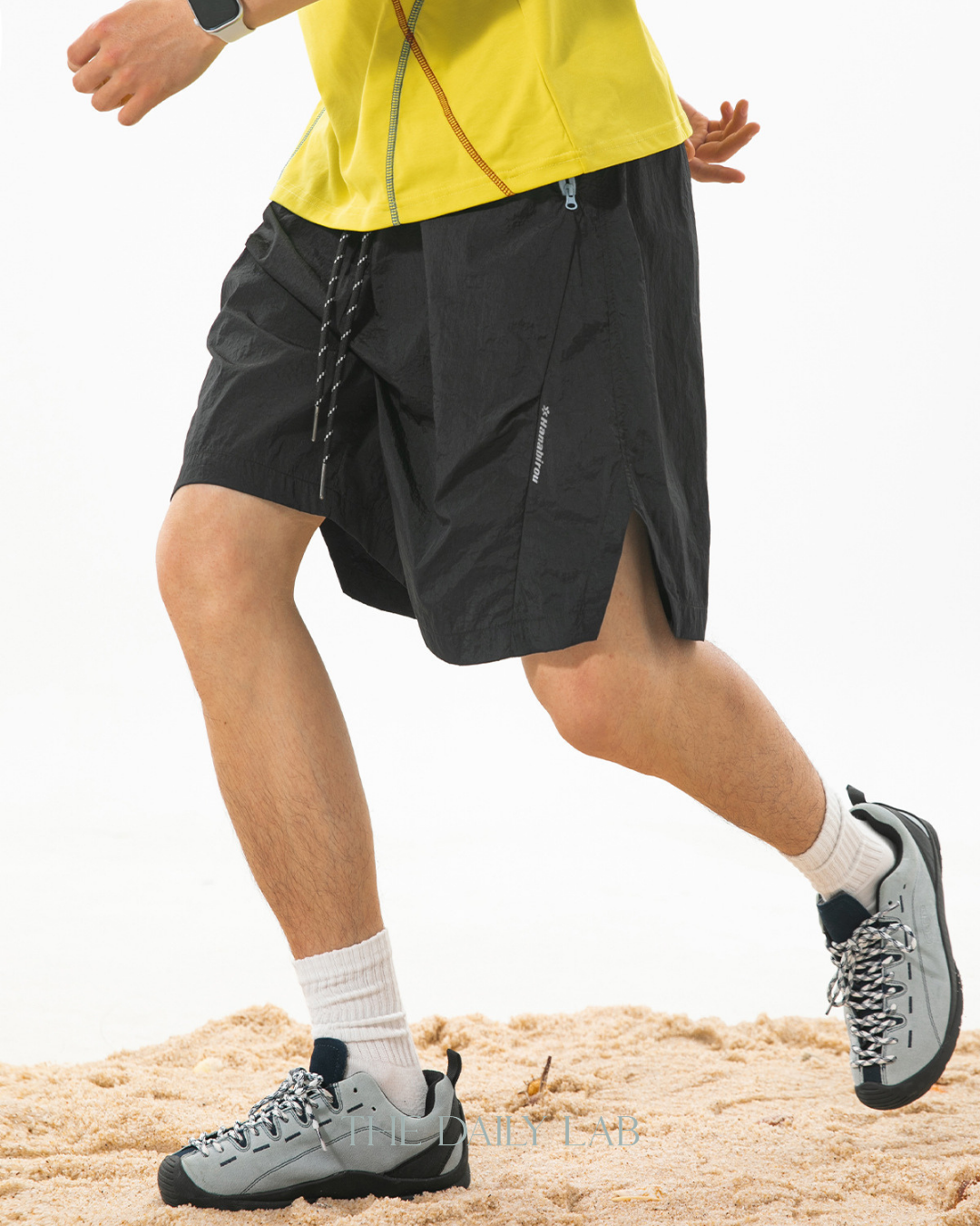 Pulse Metallic Shorts in Black