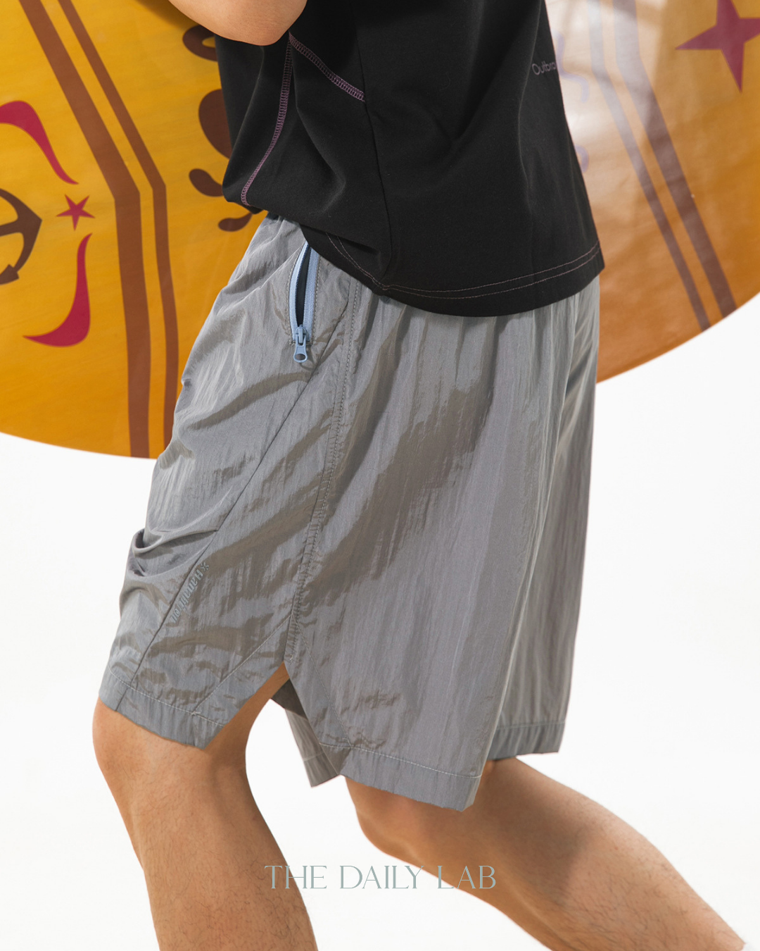 Pulse Metallic Shorts in Grey