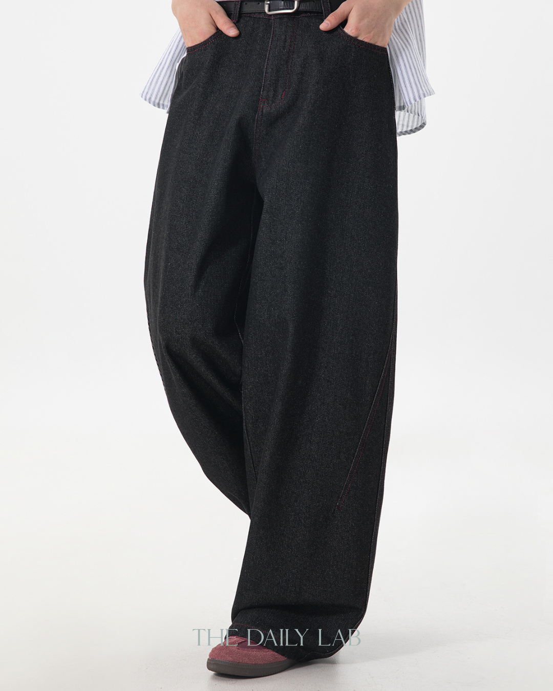 Vintage Outline Baggy Pants