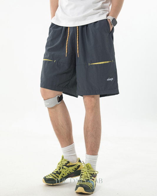 Ocean Signal Shorts in Deep Grey