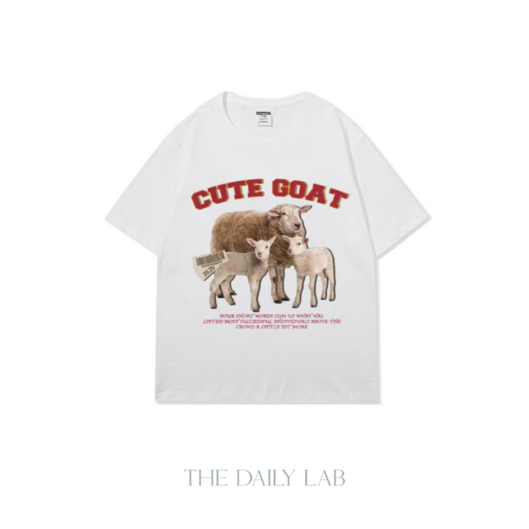 Cute Animal Oversized Cotton Tee