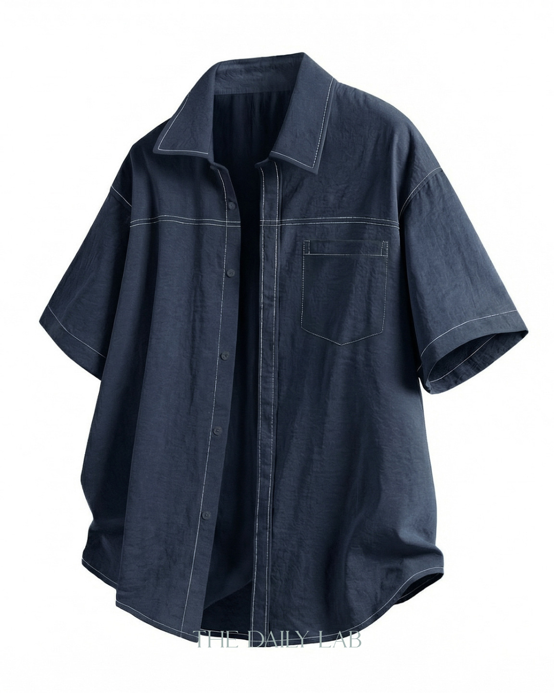 Heritage Stitch Shirt in Dark Blue