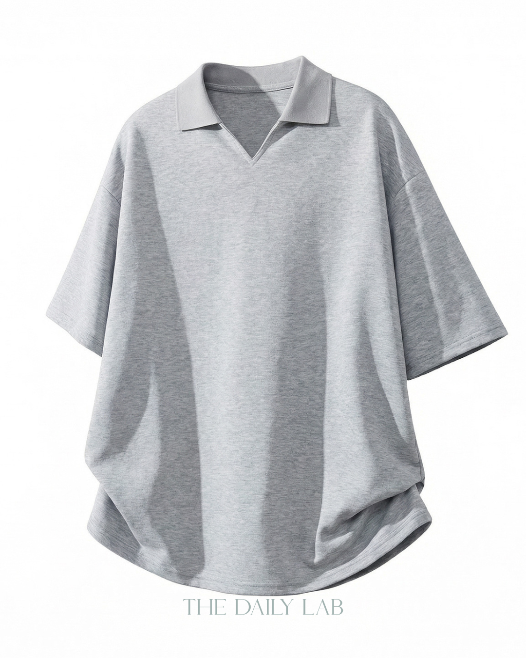 Estate V Polo Tee in Grey