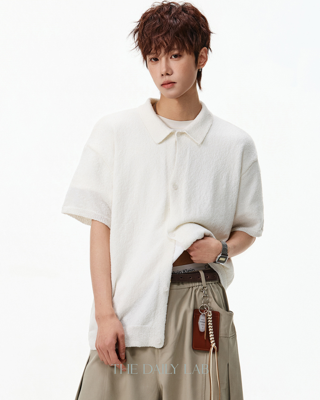 Breeze Knit Shirt in White