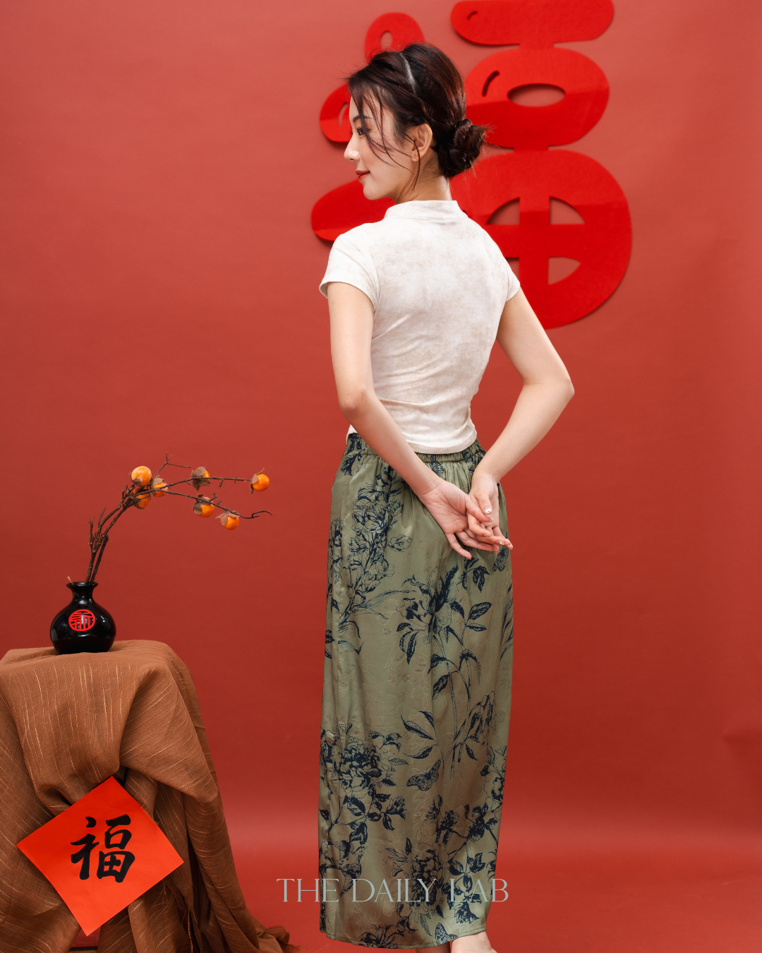 Oriental Elegance Cropped Top