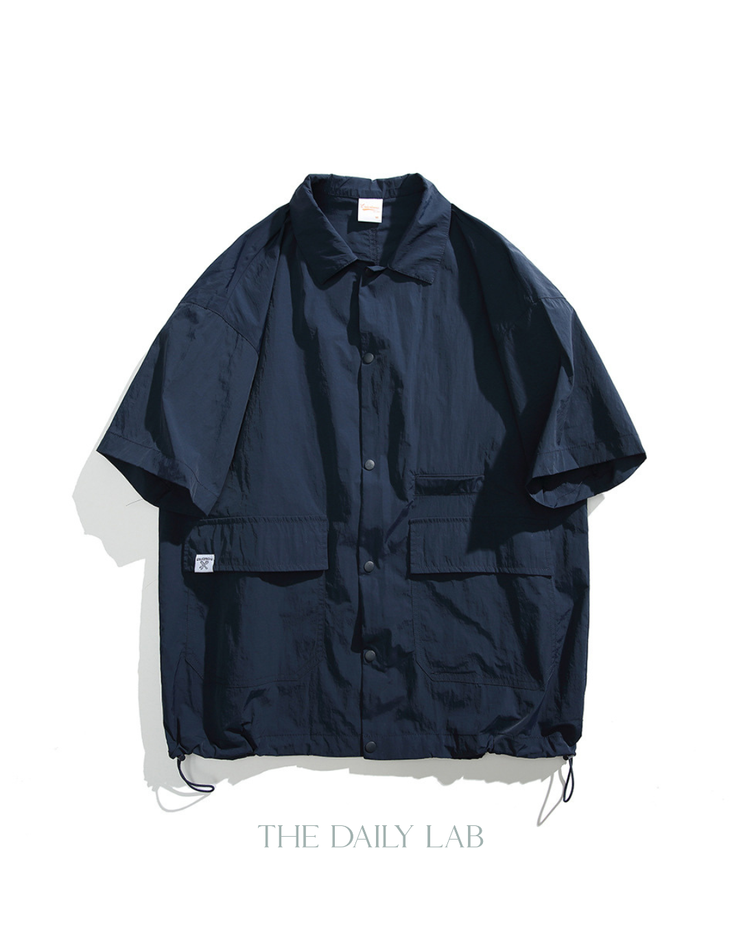Solid Color Tech Shirt in Navy