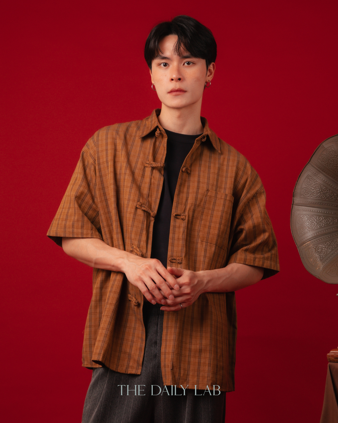 Heritage Plaid Tang Shirt in Brown