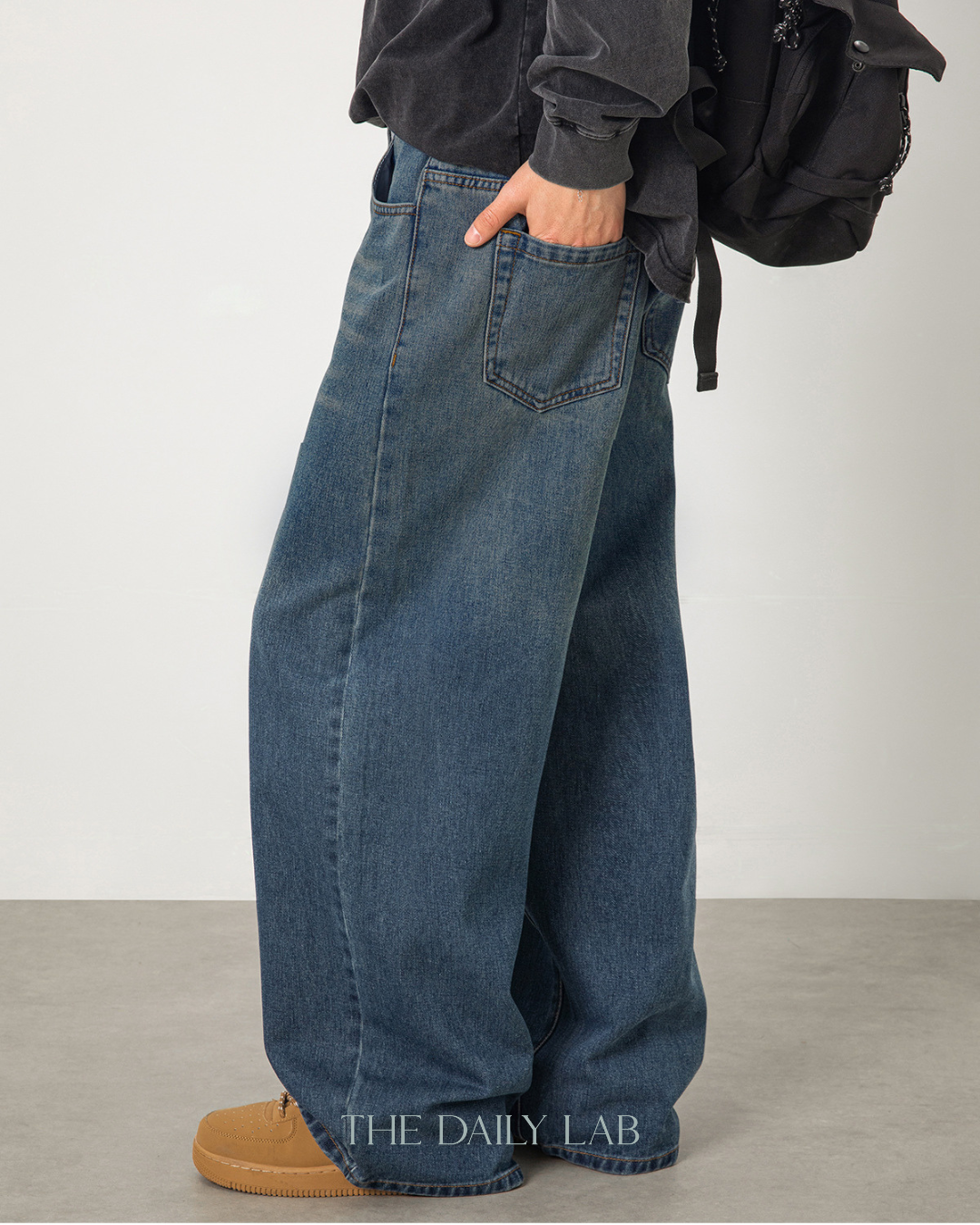 Fade Street Denim Pants in Blue