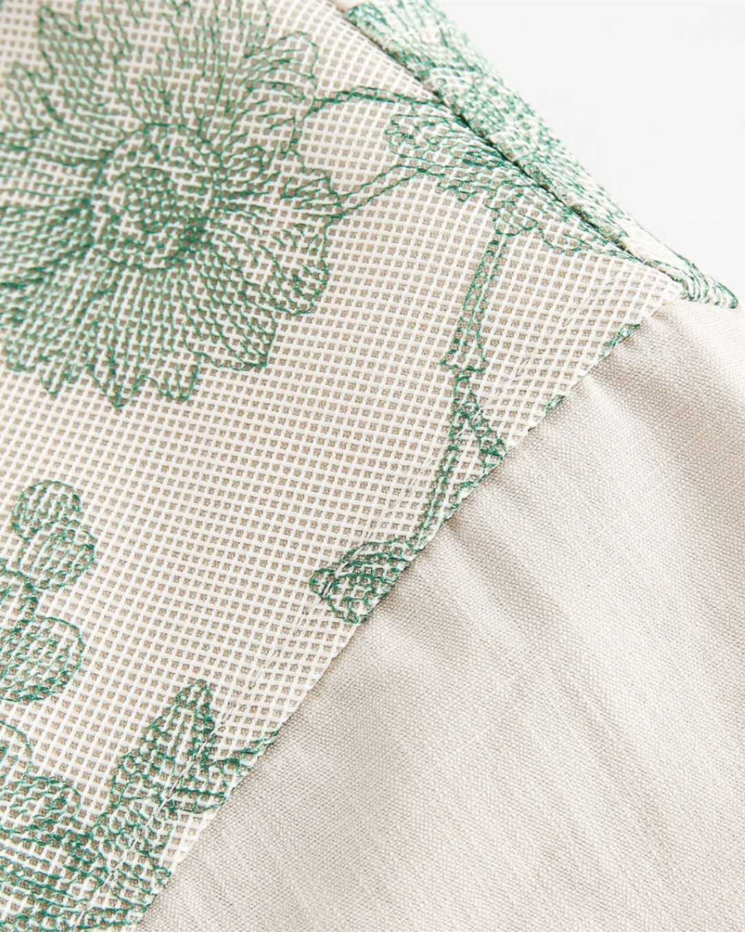 Vintage Tassel Patchwork Shirt