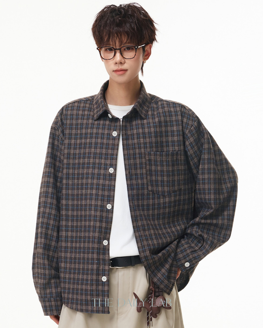 Ashwood Vintage Shirt in Grey