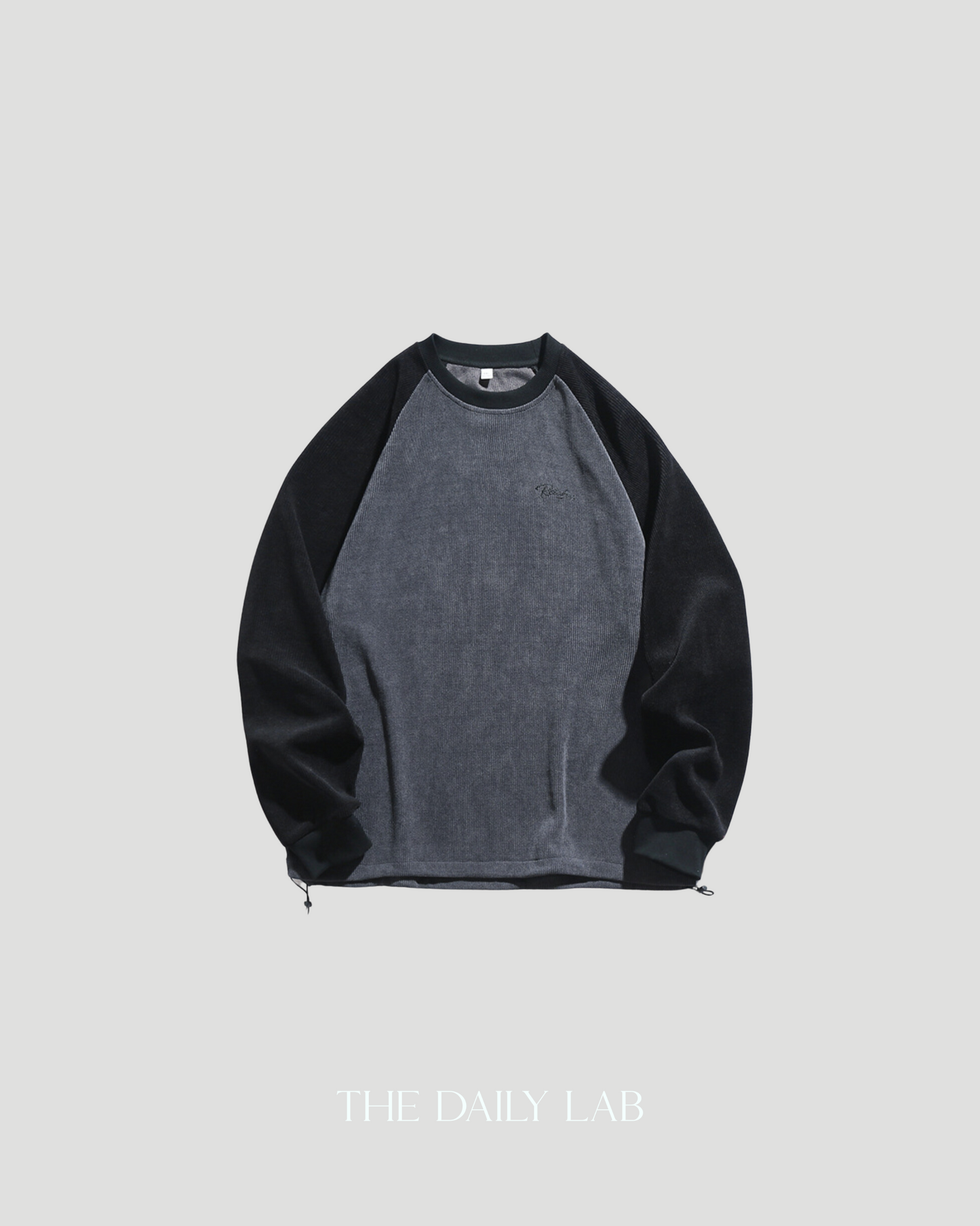 380G Street Patch Sweater in Black