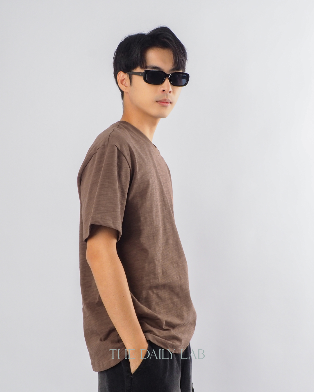 American Style Casual T-Shirt in Brown