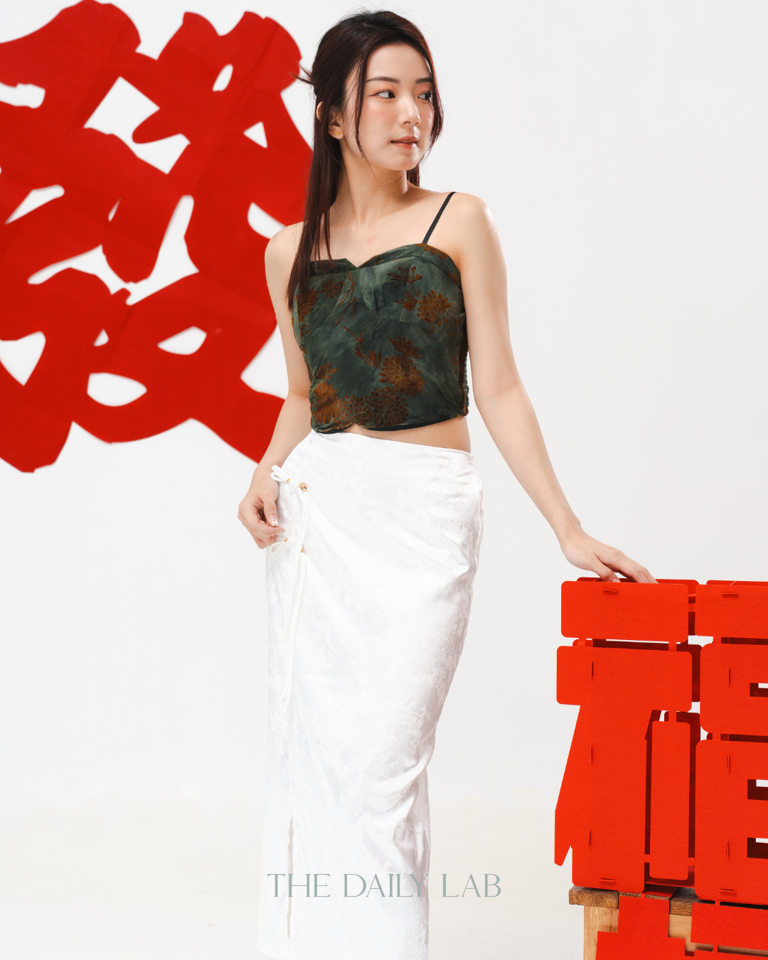 Emerald Bloom Cami Top