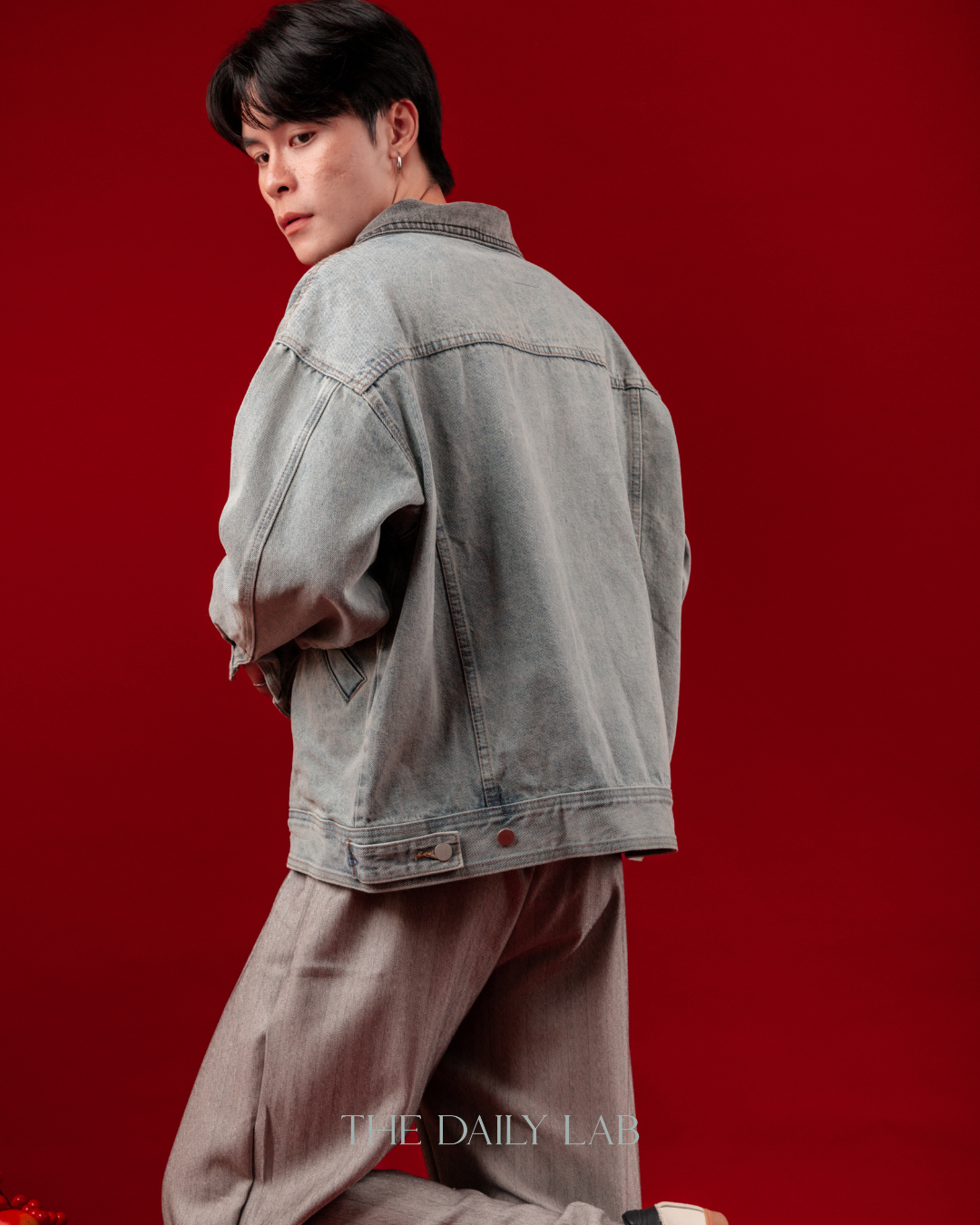 Vintage Chinese Style Denim Outerwear