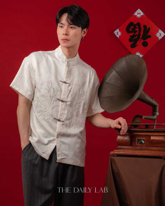 Bamboo Serenity Tang Shirt in White