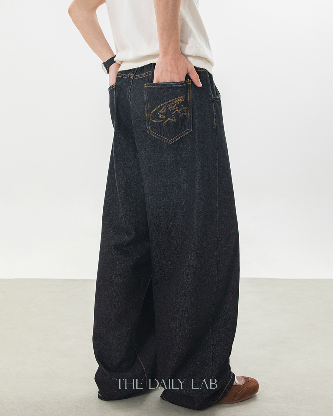 Vintage Star Baggy Denim Pants