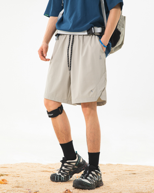 Aero Utility Shorts in Beige