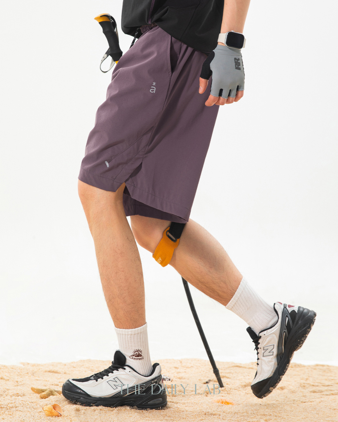 Aero Utility Shorts in Purple