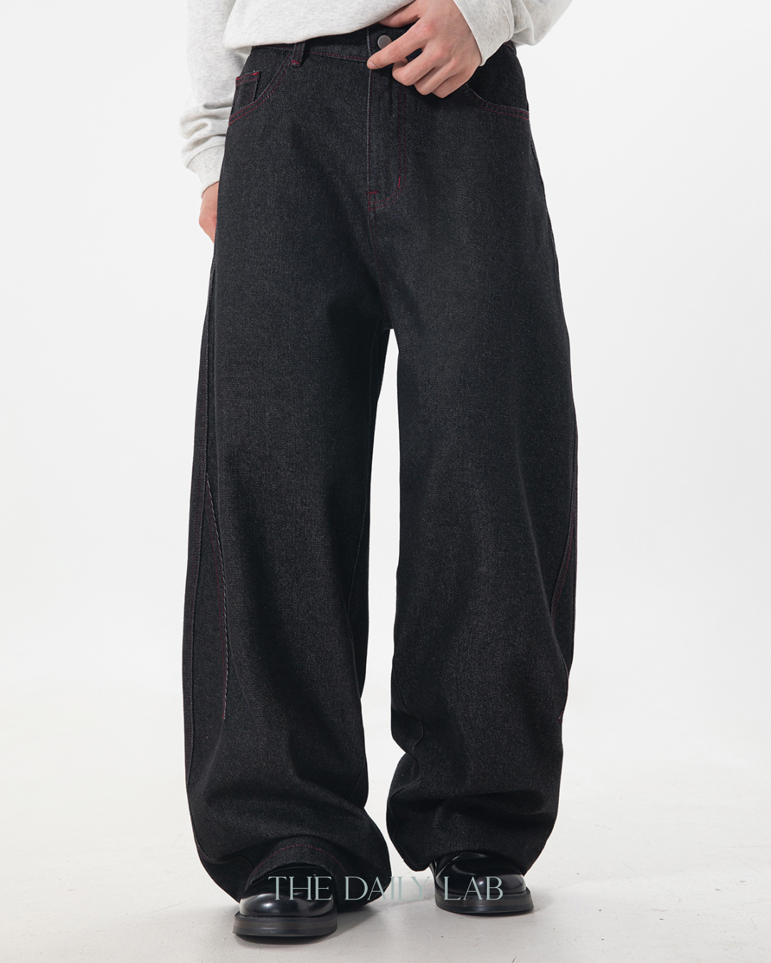 Vintage Outline Baggy Pants