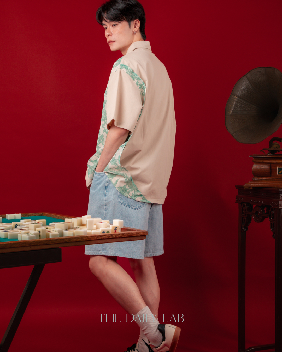 Vintage Tassel Patchwork Shirt