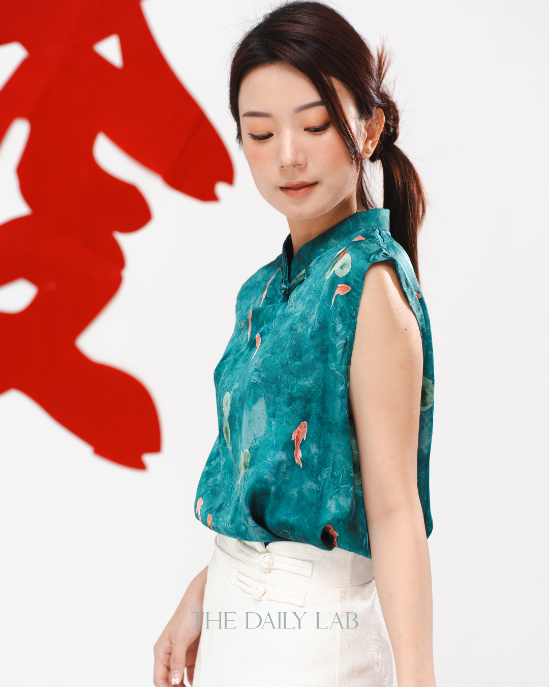 Lotus Whisper Sleeveless Tang Top