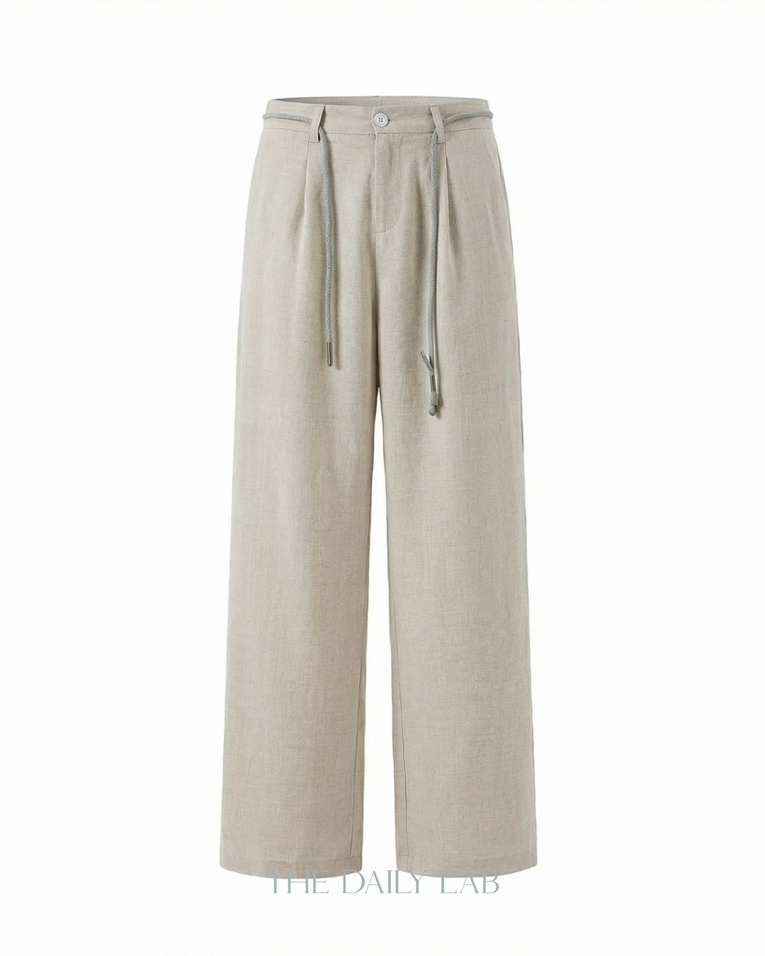 Casual Cropped Pants in Beige