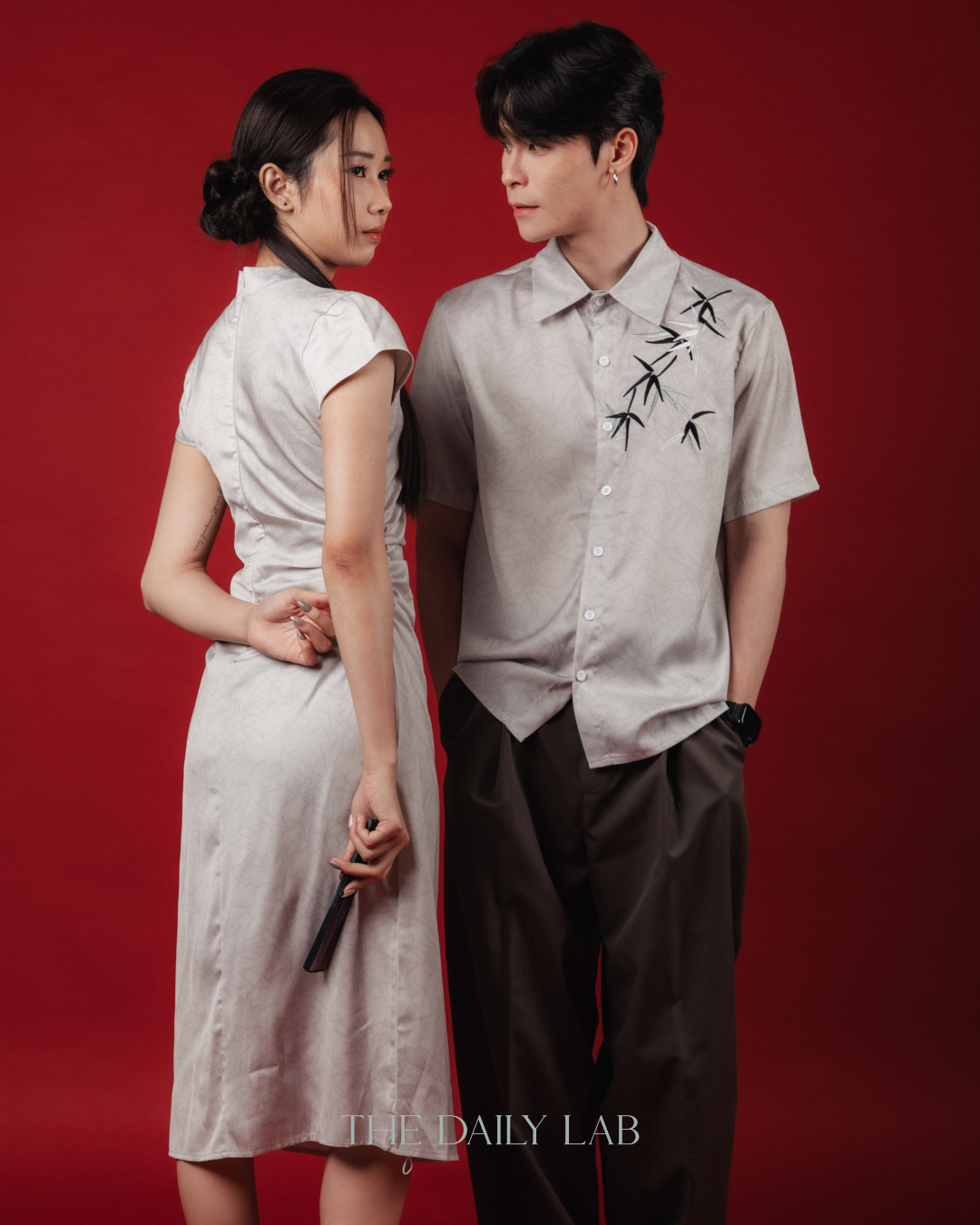 Embroidery Bamboo Overshirt