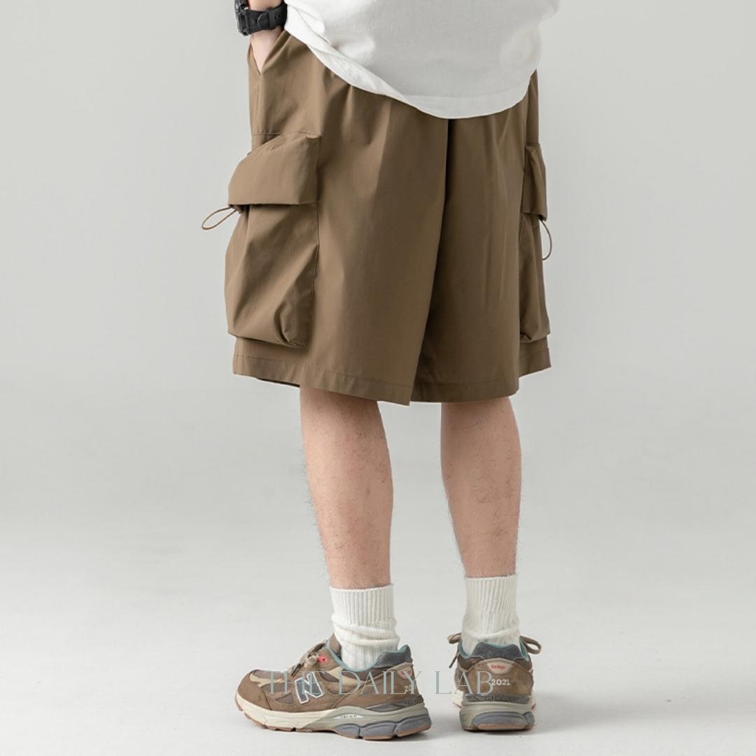 Big Pocket Cargo Pants in Brown