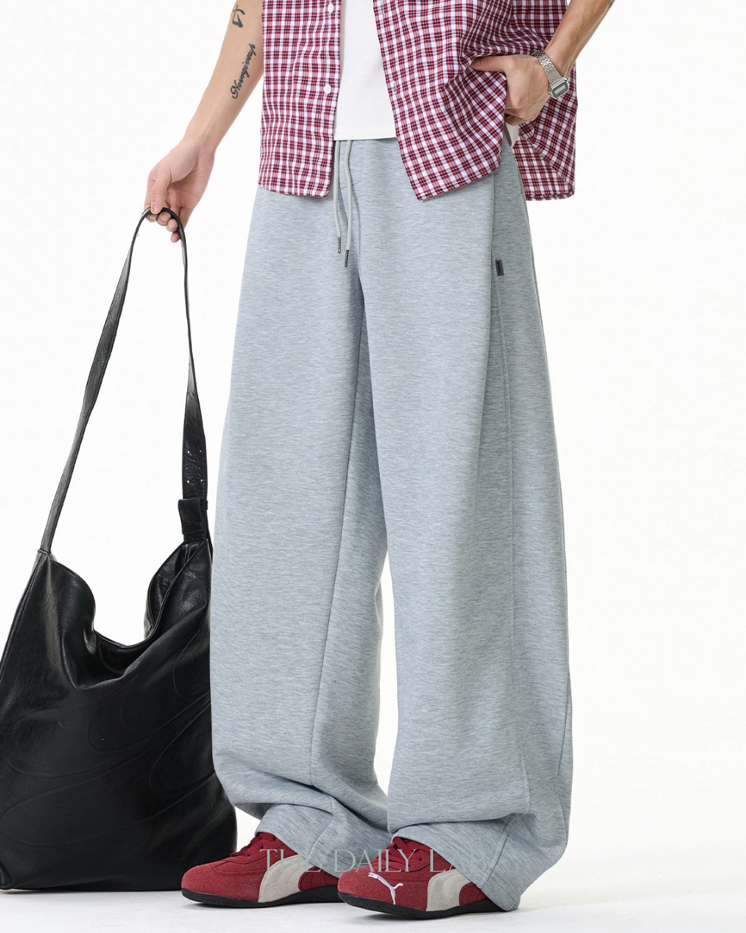Vintage American Casual Sweatpants in Grey