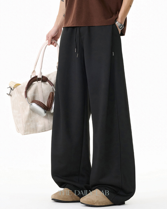 Vintage American Casual Sweatpants in Black