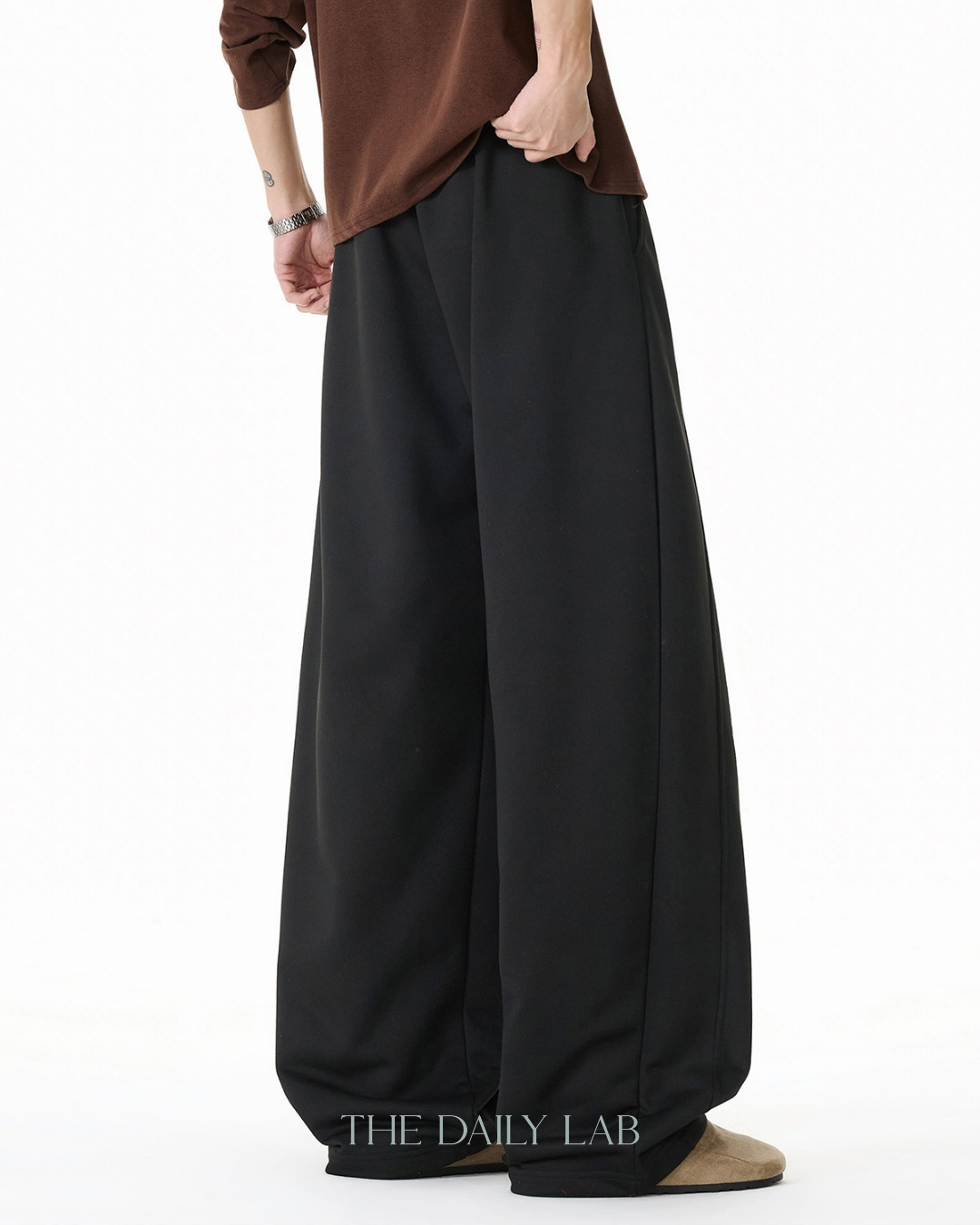 Vintage American Casual Sweatpants in Black