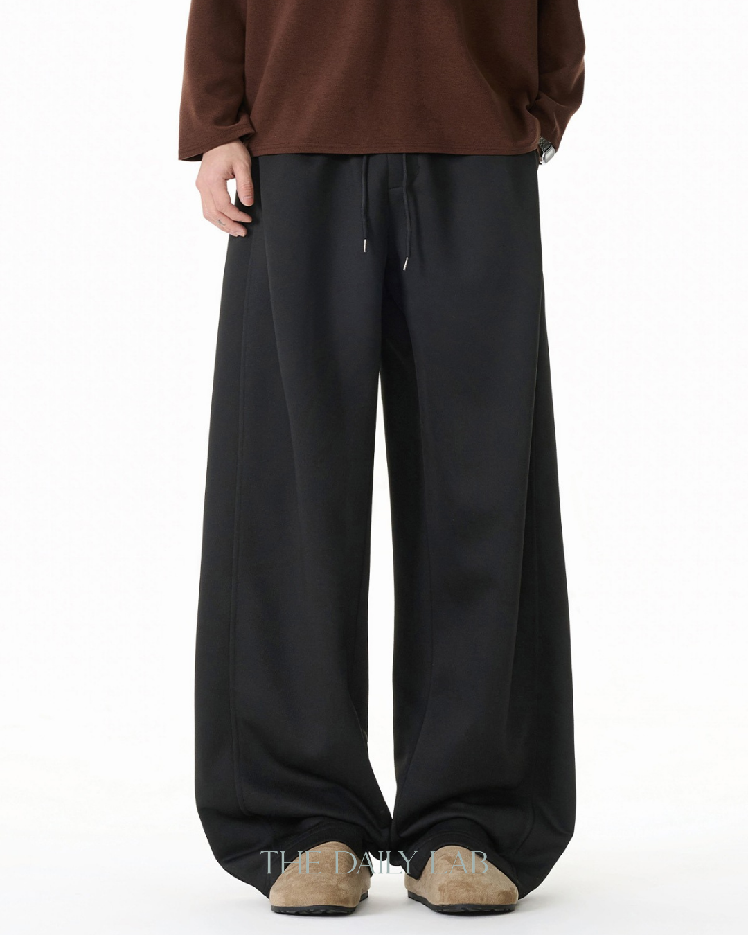 Vintage American Casual Sweatpants in Black
