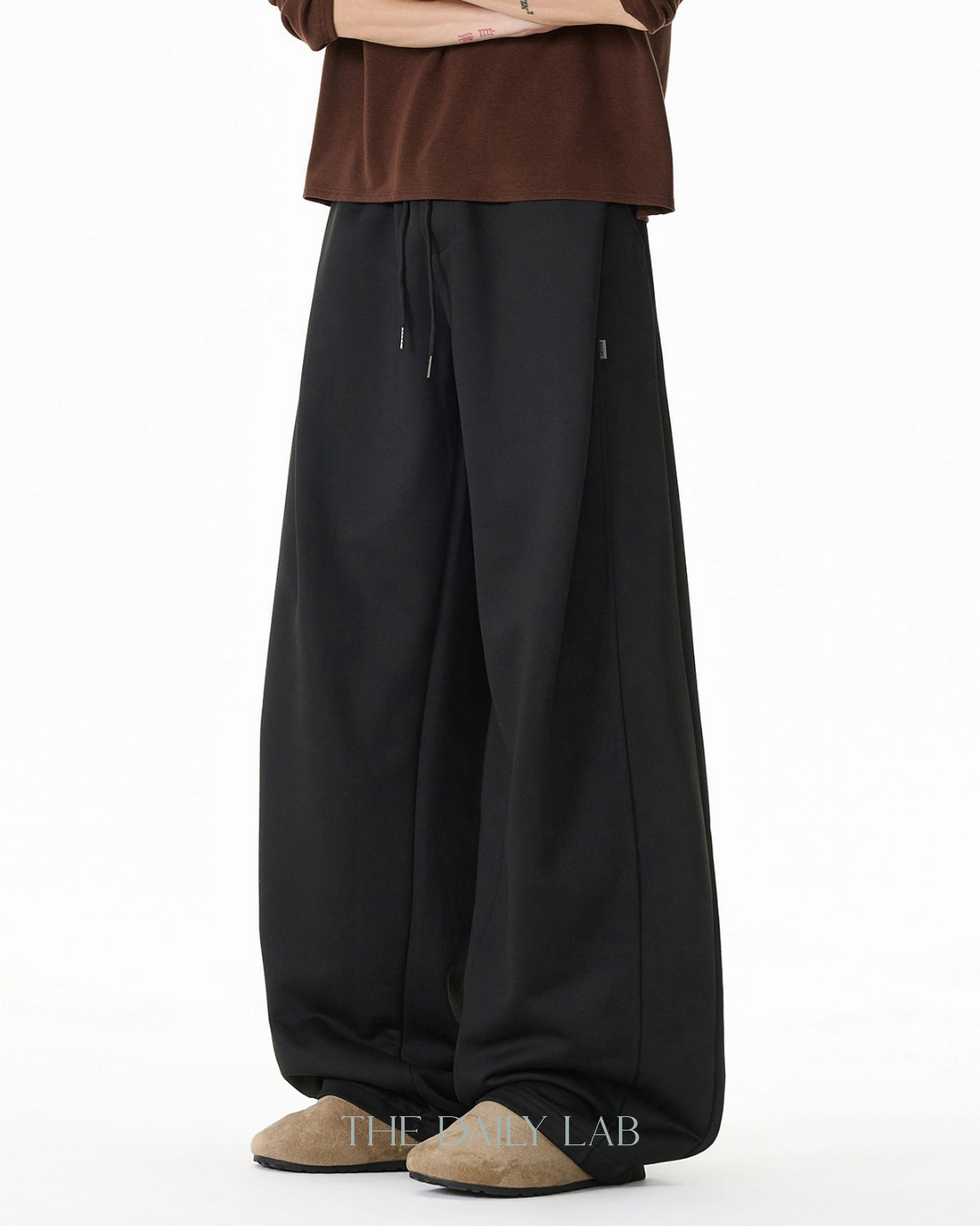 Vintage American Casual Sweatpants in Black