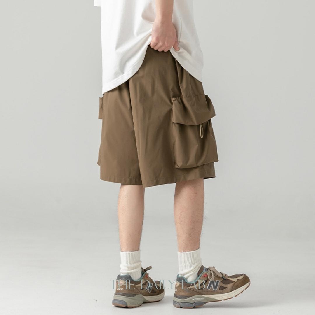 Big Pocket Cargo Pants in Brown