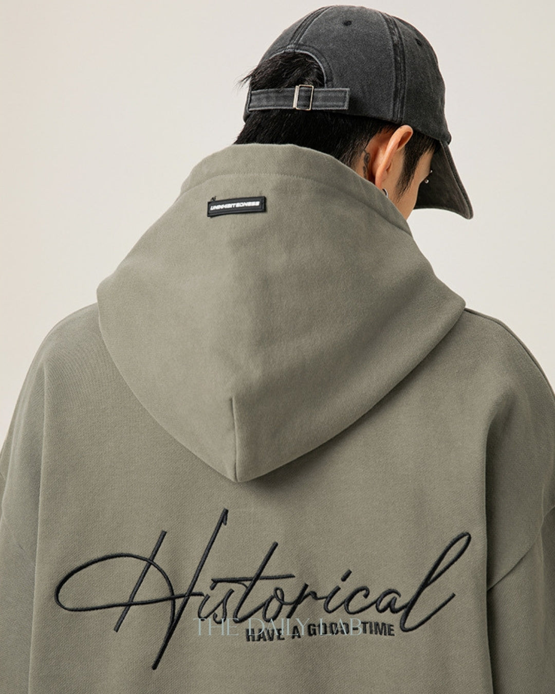 Historical 400G Vintage Heavyweight Hoodie in Green