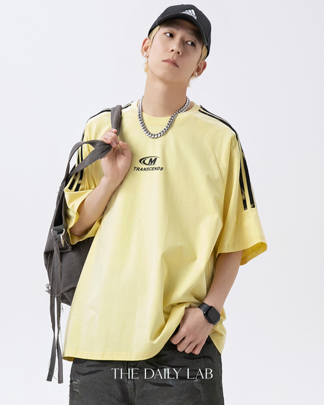 Transcends Oversized Tee in Yellow – The Daily Lab