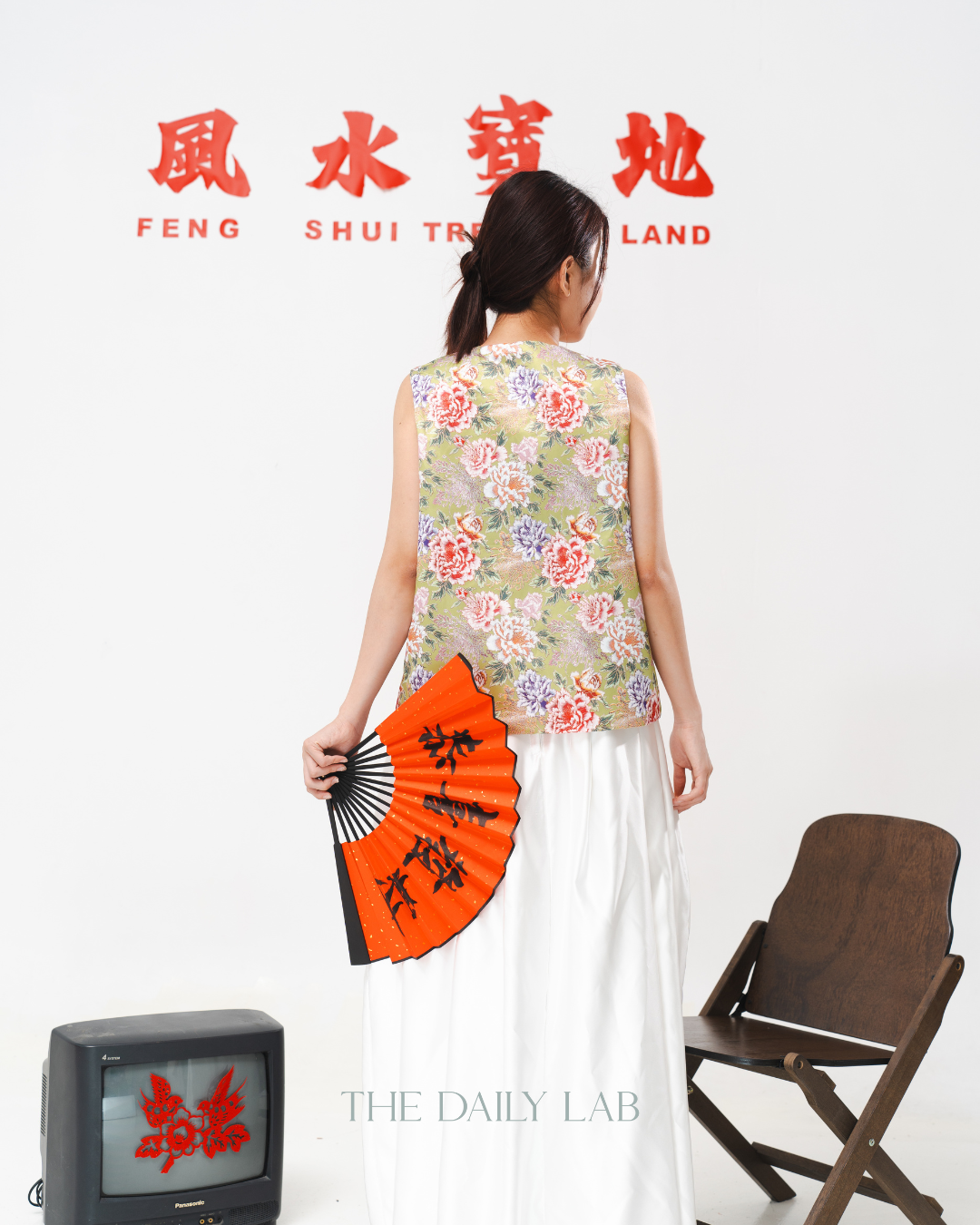 Peony Garden Brocade Top