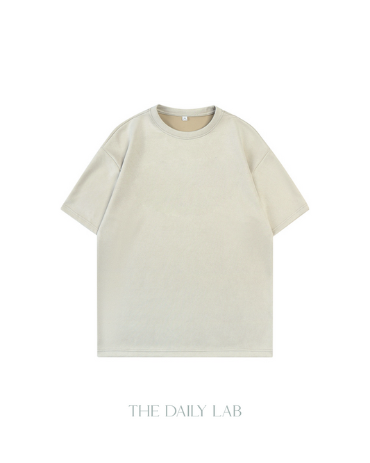 Vinatge Classic Oversized Tee in Beige (Size M)