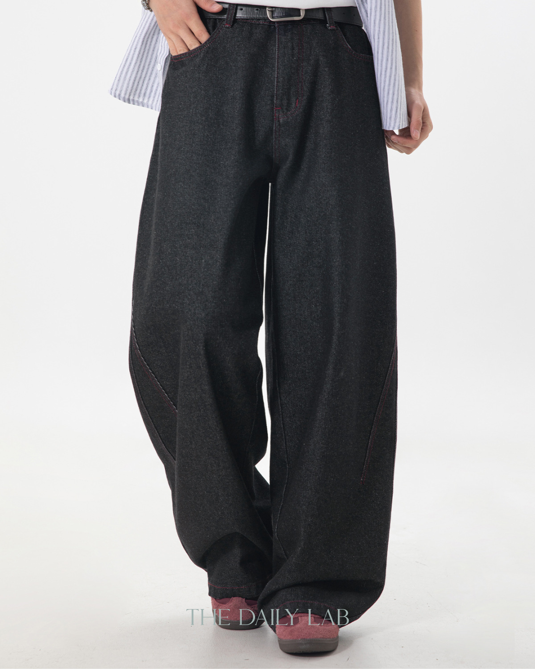 Vintage Outline Baggy Pants