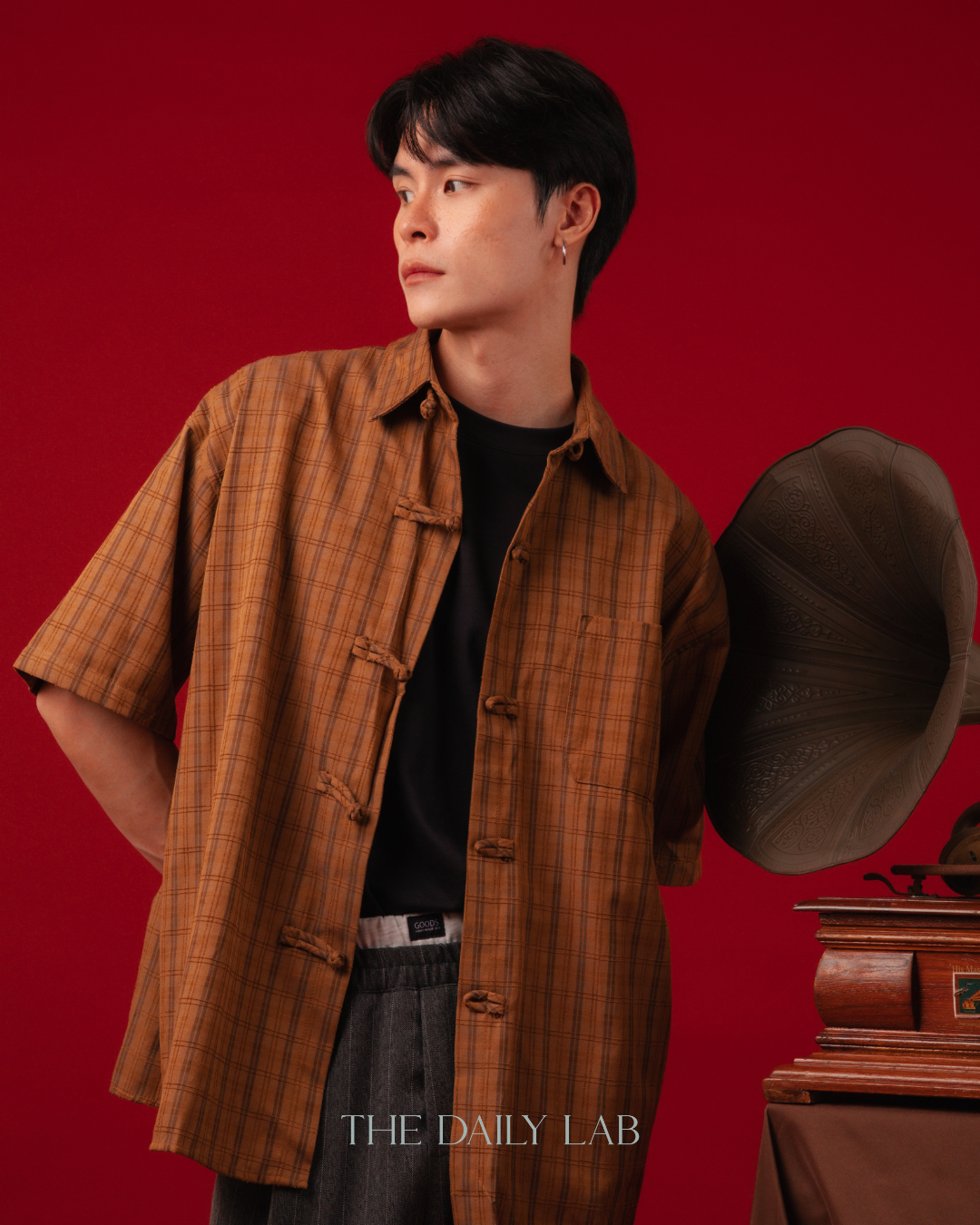 Heritage Plaid Tang Shirt in Brown