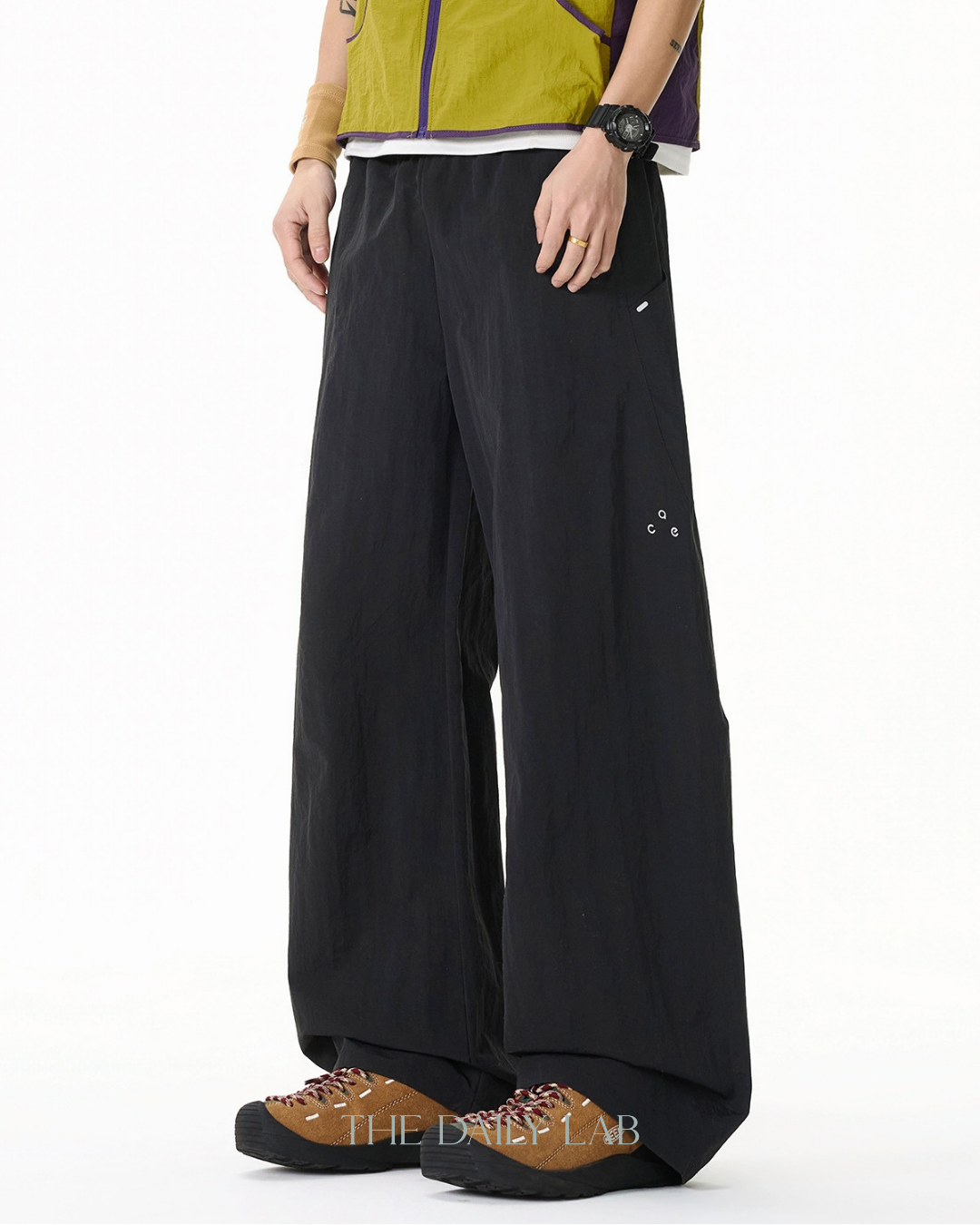 Japanese Functional Casual Cargo Pants in Black