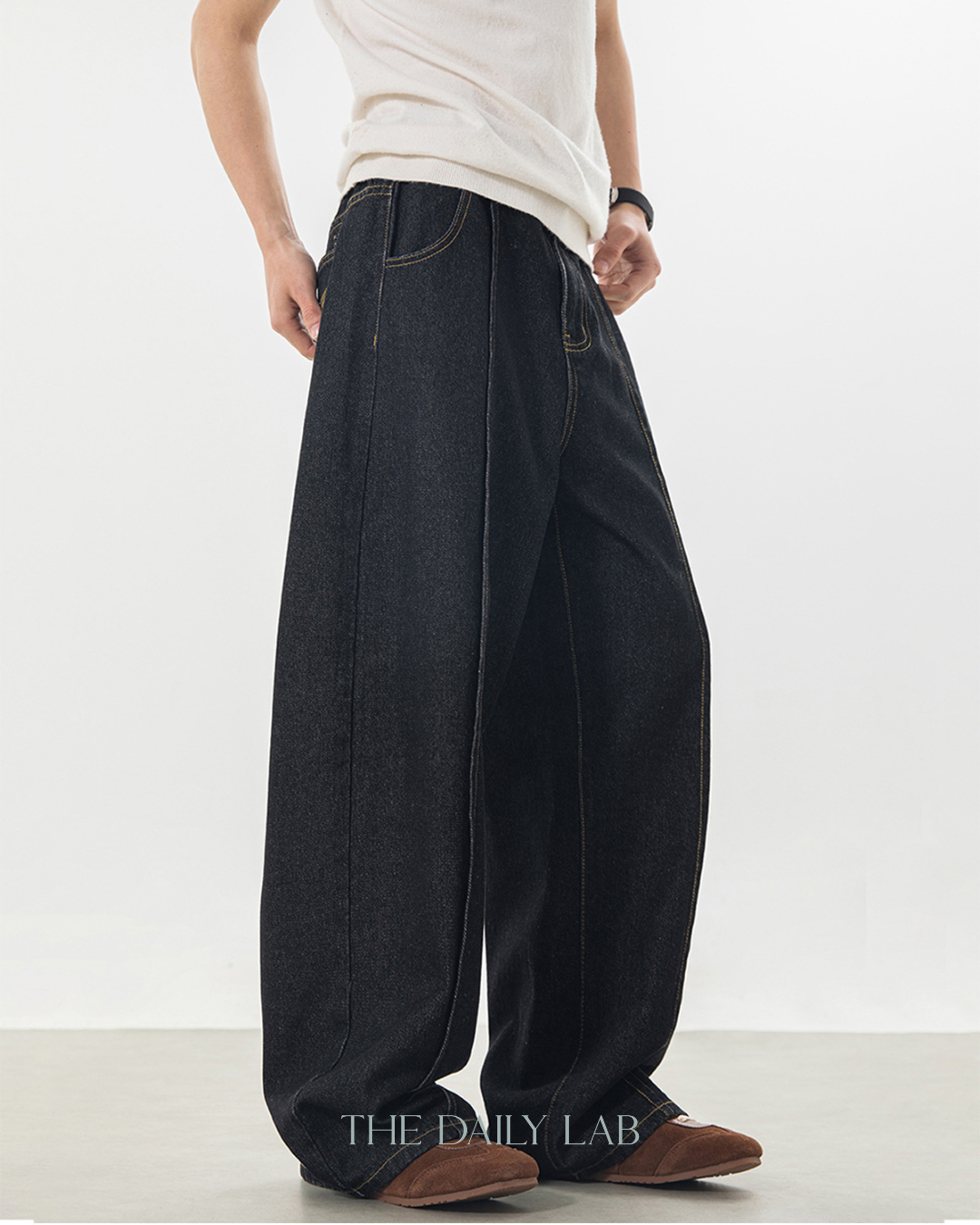 Vintage Star Baggy Denim Pants