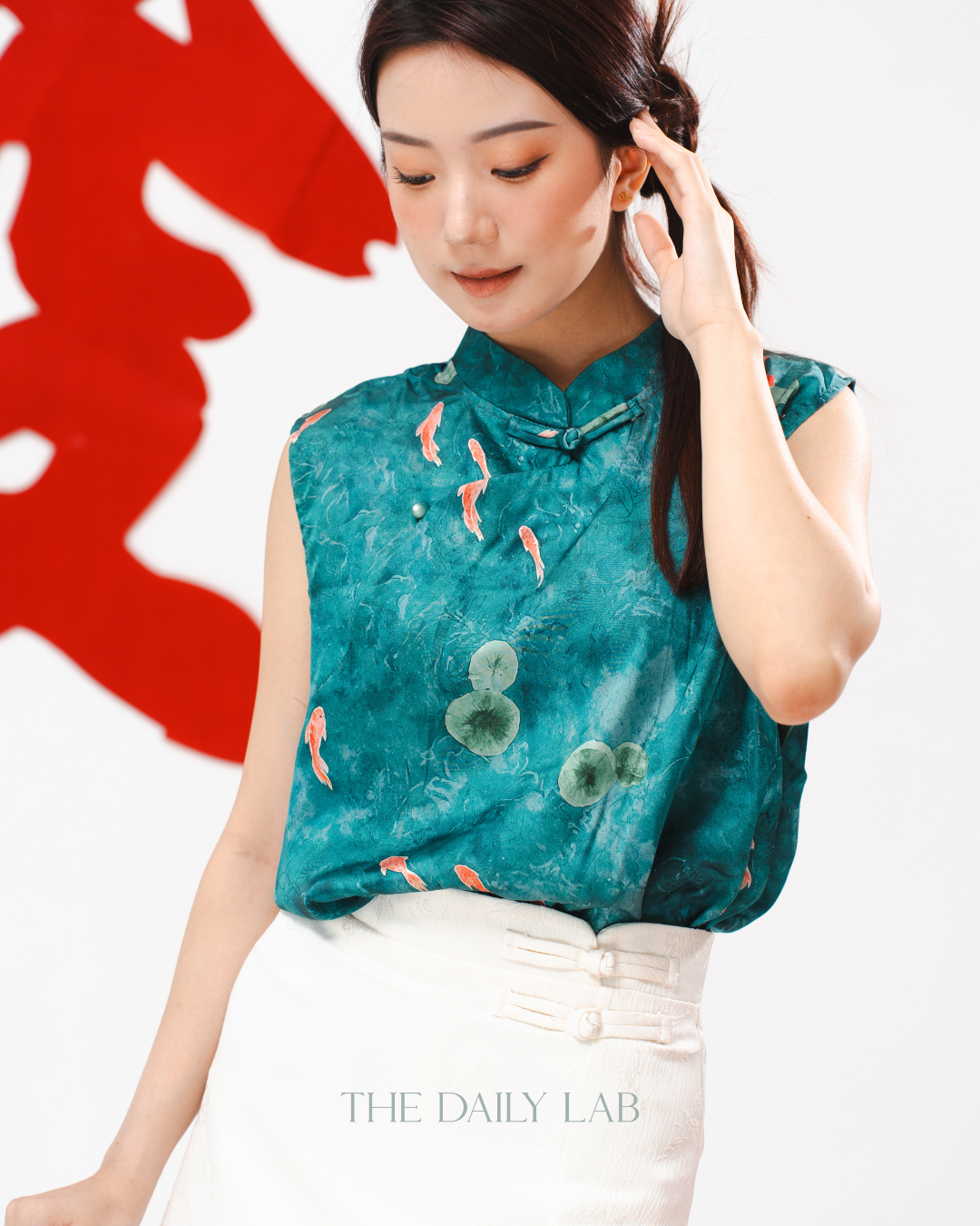 Lotus Whisper Sleeveless Tang Top