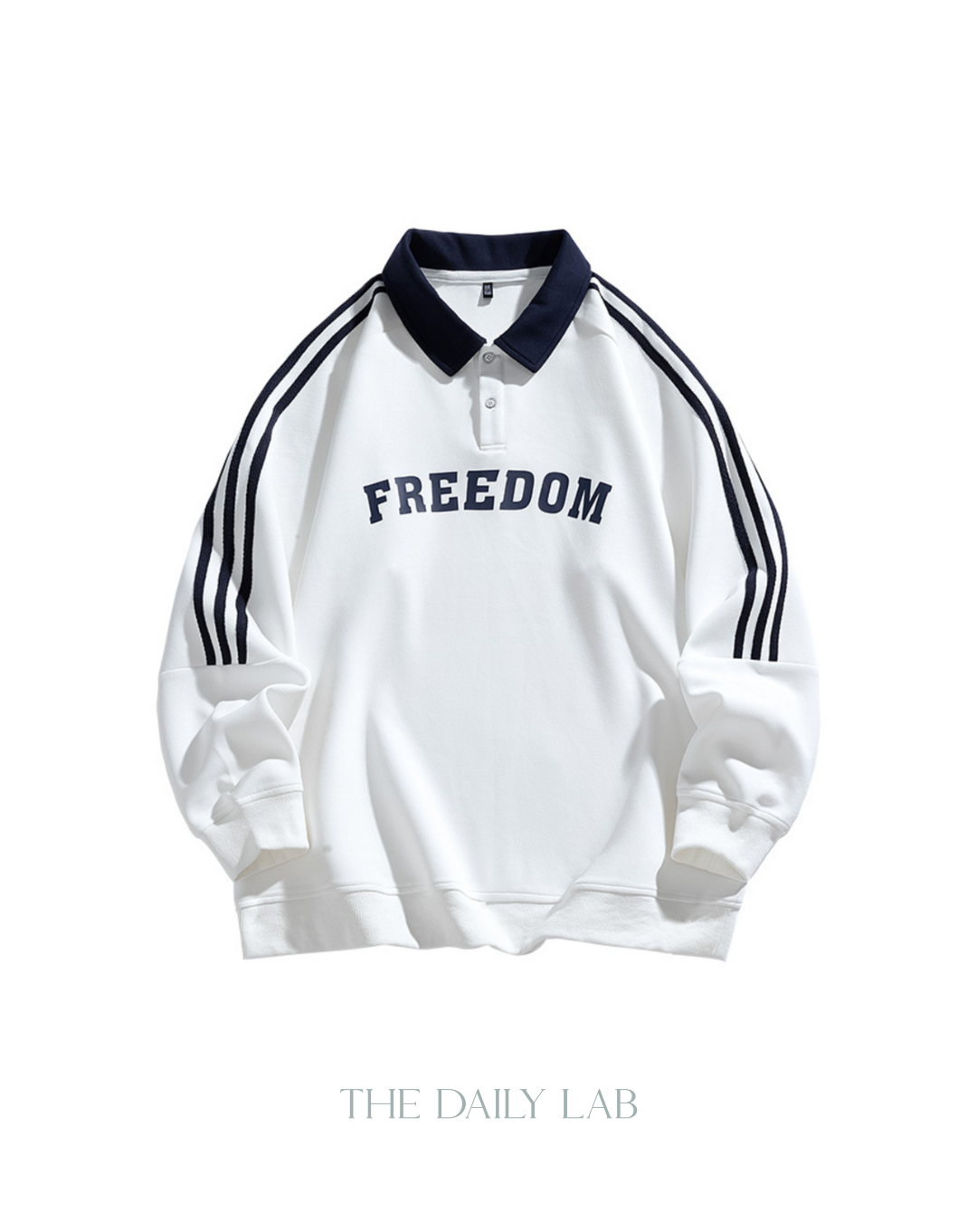 Freedom Relaxed Polo Tee in White