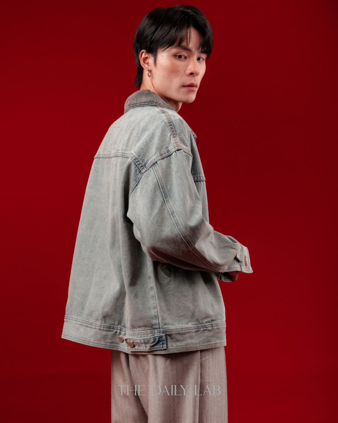 Vintage Chinese Style Denim Outerwear
