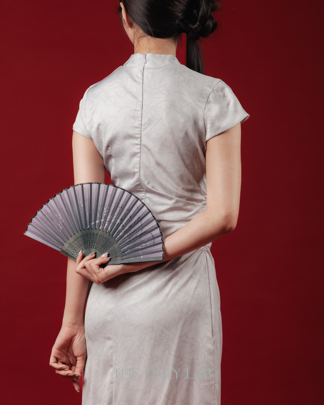 Embroidery Bamboo Oriental Long Dress