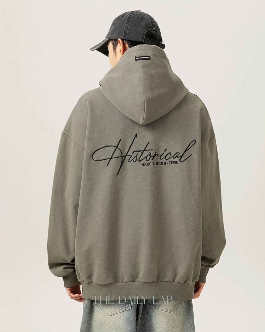 Historical 400G Vintage Heavyweight Hoodie in Green