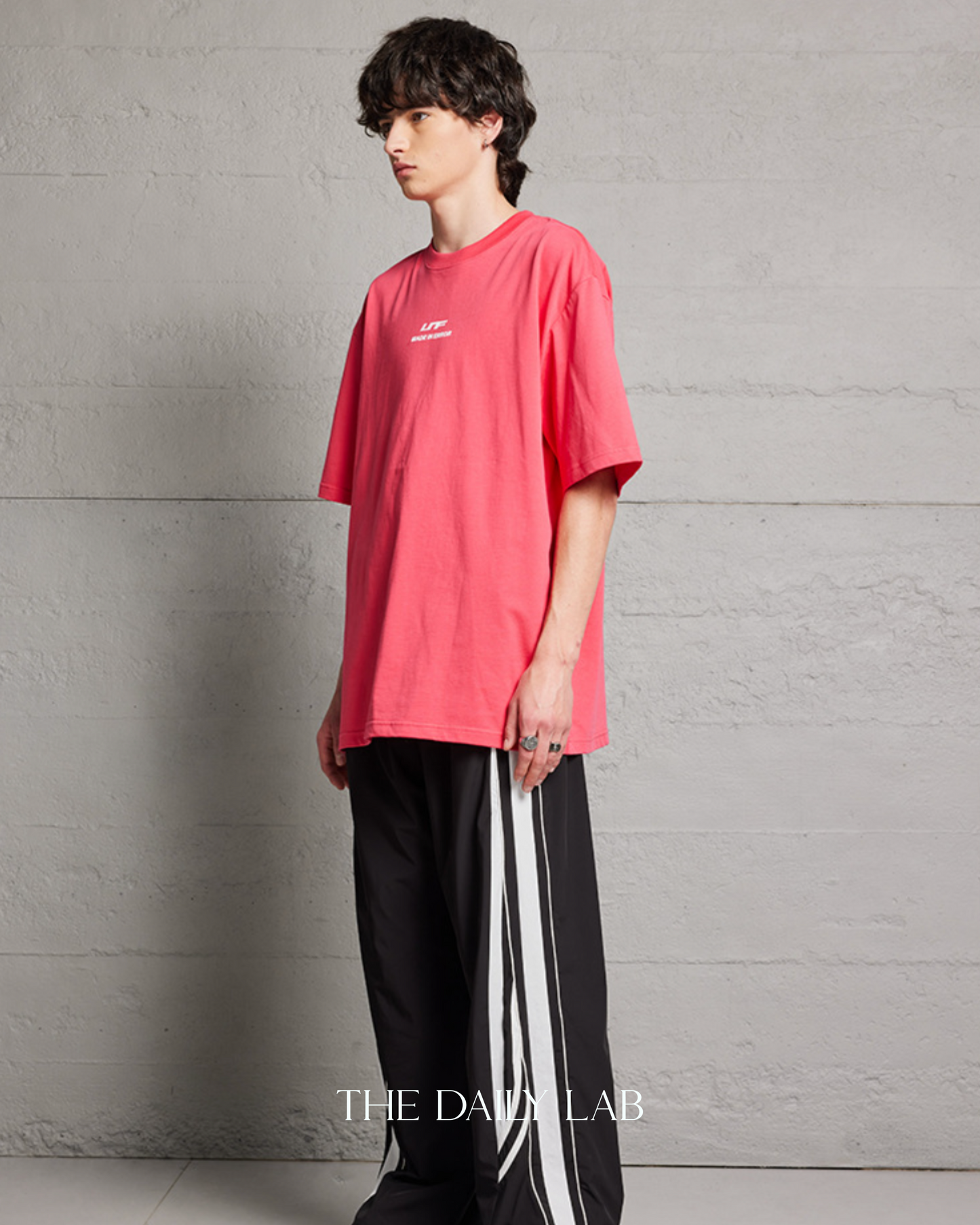 250G MADE IN ERROR Oversized Shirt in Pink