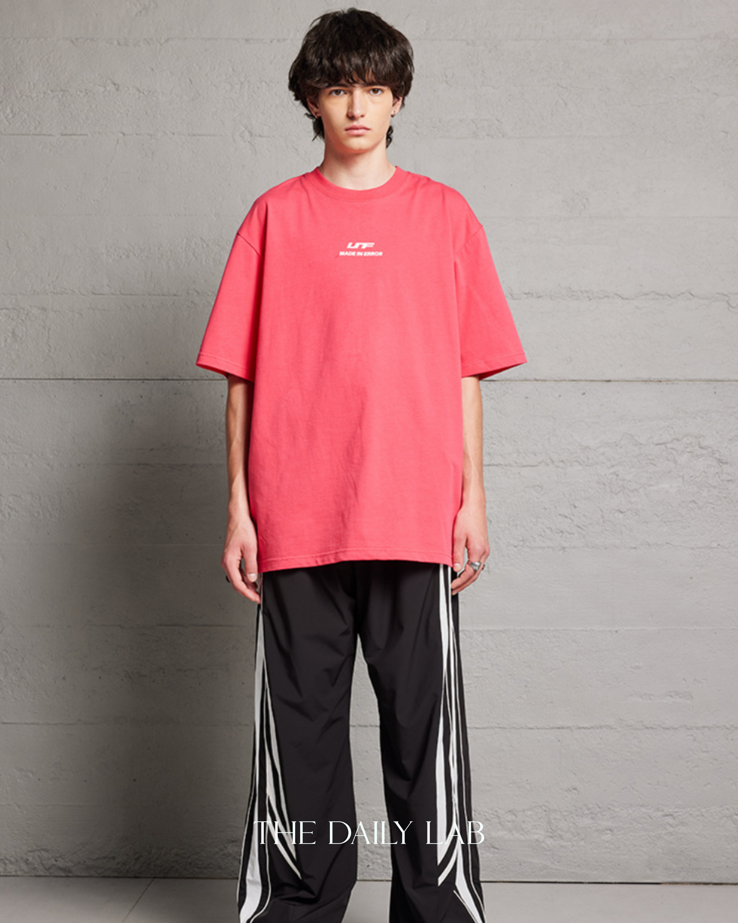 250G MADE IN ERROR Oversized Shirt in Pink