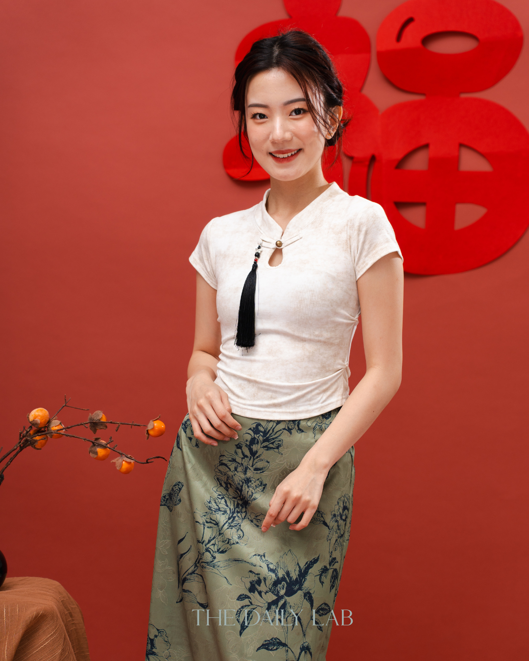 Oriental Elegance Cropped Top